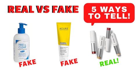 Real vs Replica: How to Spot Authentic Makeup Products & Why .